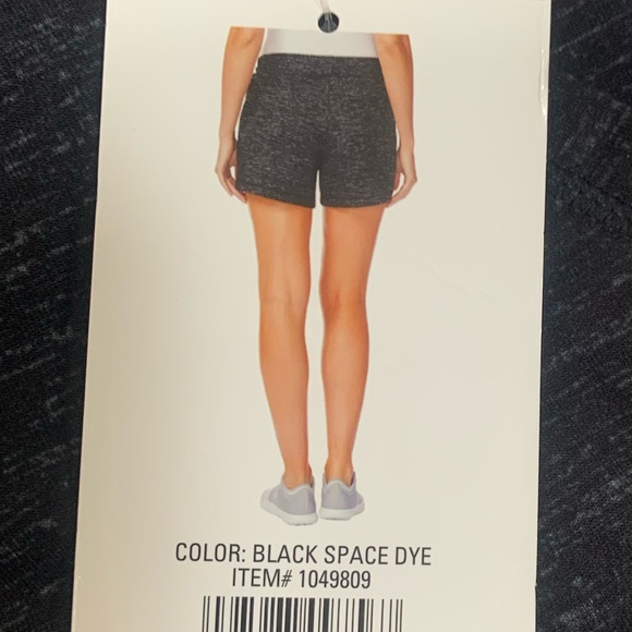 32 degrees Black/Dark Gray Pull on Fleece Shorts - Picture 5 of 11